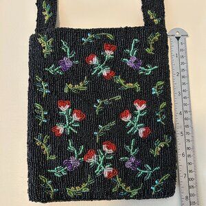 Christiana Full Beaded Floral Crossbody Bag